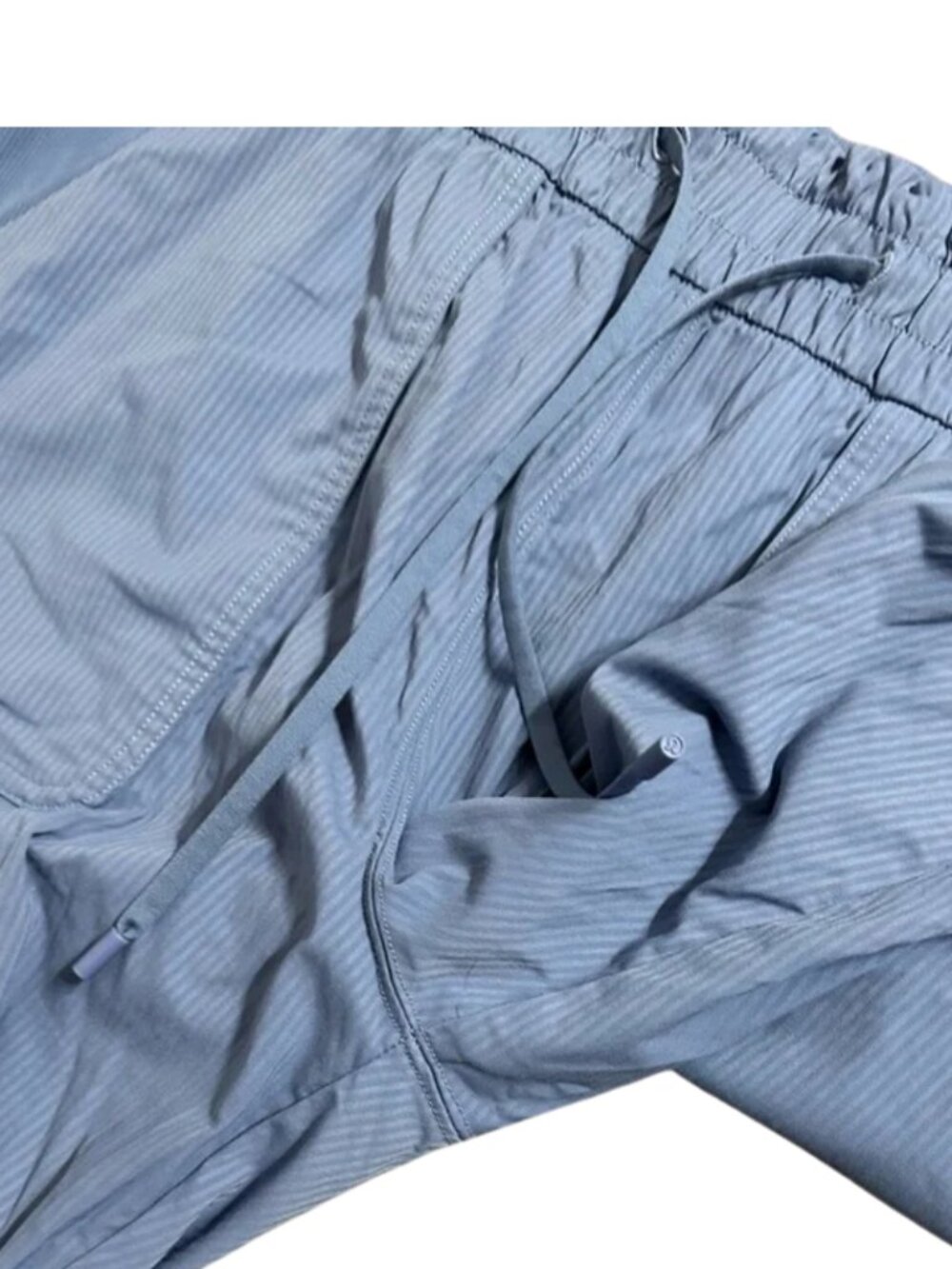Lululemon Beyond The Studio Jogger Water Drop Light Blue Drawstring Pants - Picture 6 of 7
